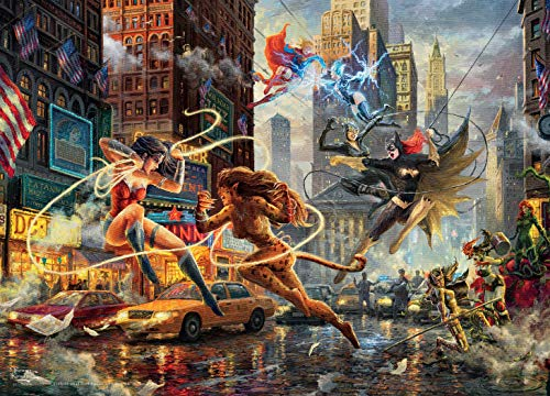 Ceaco® Thomas Kinkade - DC Comics Collection, Frauen of DC Puzzle, Kinder und Erwachsene, 1000 Teile