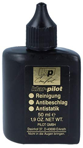 Klar- Pilot Nachfüllflasche - antibeschlag, antistatik, reinigen 50 ml - für Brillen, Visire, Tauchbrillen, Masken