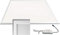 ChiliTec LED Lichtpanel Deckenleuchte Ersatz für 60cm Raster Decken / T5 Röhren 62x62cm quadratisch 4000K 40W 3850lm UGR16 Neutralweiß