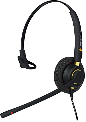 eartec office kompatibel Headset für Snom D375 305 315 320 345 360 370 375 IP-Telefon, QD002A + EAR510