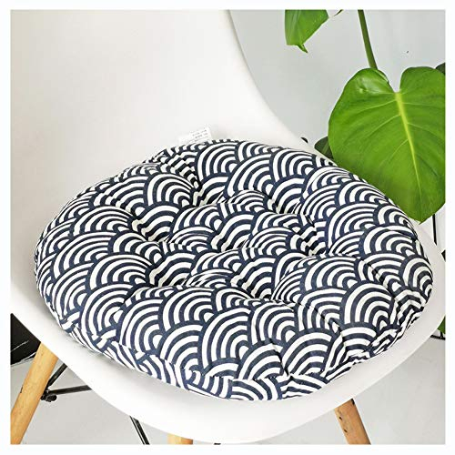 YOUCAI Runde Bodenkissen Kissen Baumwolle Leinen Sitzkissen Yoga Fenster Tatami Home Office Pad Outdoor Stuhlauflage,Bunt19,40x40cm