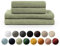 Blumtal Premium Frottier Handtücher Set 4 teilig 100% Baumwolle - Oeko-TEX zertifiziertes Badetuch 2X (70x140 cm) + Towel 2X (50x100 cm) - saugstarkes Frottiertücher Set - Handtücher Grün