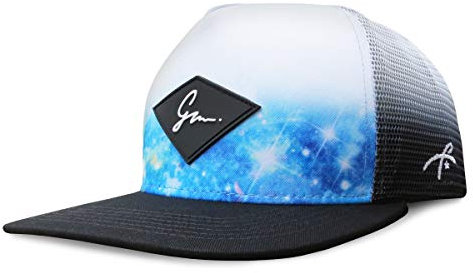 Grace Folly Trucker Hat für Damen & Herren Snapback Mesh Caps (Einheitsgröße, Galaxy)