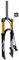 aiNPCde VTT Fourche Avant 26 Fourche Air Vélo 29 Pouces 140mm Voyager, FO01-RK21 1-1/8' Tube Droit/Conique XC Vélo de Montagne Fourche Suspension Velo pour 1.5-2.45' Pneus, 27.5 inch