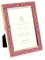 Isaac Jacobs Bilderrahmen, 10.2 x 15.2 cm, Pink Glitter (vertikal und horizontal) und goldfarbener Metall-Bilderrahmen, Regal und Schreibtisch (10.2 x 15.2 cm, rosa Glitzer B/Gold)