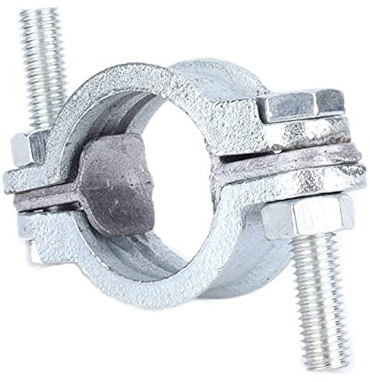 Carbon Steel Clamp, Adjustable Pipe Tube Clamps Simple Operation High Temperature Resistance for Rubber Rings(27-32)