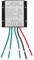 GOTOTOP Controlador de Generador de Viento a Prueba de Agua BLW-12/24 400W Controlador de Carga de Turbina de Viento de Aleación de Aluminio DC12-24V IP67
