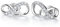 Viwind Ohrringe Silber 925 Sterling Ohrstecker Unendlichkeit Liebe Ohrringe Infinity Herz Schmuck Geschenk für Frauen Mädchen Sie Geburtstags Valentinstag Muttertag mit Geschenkbox