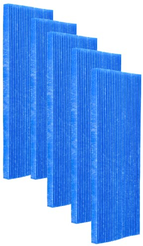 Filtri Per Daikin 5 Pezzi Di Ricambio Per Purificatore D' Aria Daikin MCK75, MC70L | Filtro Pieghe, Bianco E Blu, A Due Strati | Alta Qualità Ed Efficienza Filtro Di Ricambio: KAC998A4E, KAC017A4E
