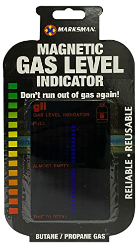 Magnetic Gas Level Indicator Colour Butane Propane Lpg Gauge Camping Caravan BBQ | Reusable Accurate Reliable & Practical | Measuring Device