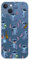 Official Lilo & Stitch iPhone 14 Plus Case Transparent Pattern to Protect Your Mobile Phone Flexible Silicone iPhone Case with Official Disney Licensed
