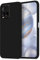 HONLEN Hülle für vivo Y21 / vivo Y21s / vivo Y33s 4G Schutzhülle Case, (6.51 Inches) Liquid TPU Silicone Handyhülle mit Fallschutz Silikon Cover Schwarz