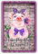 Vintage Metal Tin Sign Funny Pig BBQ Sign, Girl Pig with flower, I Like Pig Butts, I Cannot Lie, pig lover gift, pig lady gift, cute pig decor, pig lady decor, Posters tin Sign 12x8 Inch