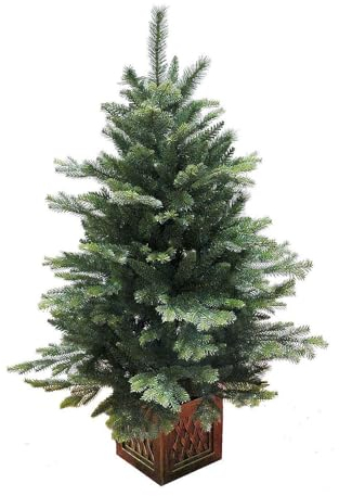 Holyart Weihnachtsbaum im Topf, Modell Pinetto, 100 cm, Polyethylen und PVC