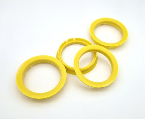 4x Zentrierringe 70,0-60,1 I 70,0 auf 60,1 Hellgelb Zentrierring