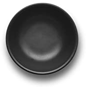Eva Solo Nordic Küchenschüssel, 100 ml, 4er-Set, mikrowellen- und spülmaschinenfest, schwarzes Steingut, geeignet für den täglichen Gebrauch, dänisches Design und Funktionalität, Schwarz