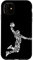 Bahaa's Tee iPhone 11 Basketball Slam Dunk Case, Transparent, Heavy Duty Protection, Snap-on Case