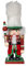 Kurt Adler Casse-Noisette Hollywood 22,9 cm Rouge Vert & Blanc Soldat