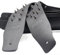 Bequemer und verstellbarer Gitarrengurt aus Leder mit Metall-Spike-Nieten, für Gitarristen (C)