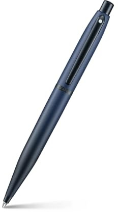 Sheaffer VFM Ballpoint Pen | E9429 Matt Blue with Black Trims | Premium Ballpoint Pen