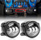 TINMAGI Nebelscheinwerfer, 4 Zoll 30W LED Frontstoßstange Nebel Licht Front, Gemeinsam Universal für Wrangler alle Modelle, 1 Paar Schwarz