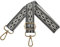 Verstellbarer Schultergurt für Taschen Damen Tragegurt, Taschengurte zum Wechseln, Taschengurt Breit 3.8cm mit Gold Karabiner, Schulterriemen für Schultertasche Handtaschen, Schwarz, N29