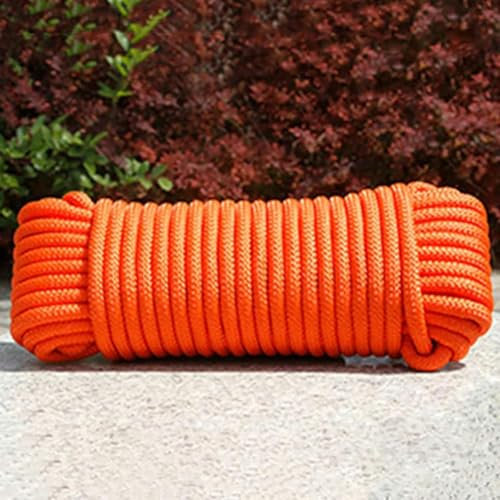 10m 2-8mm Nylon Braided Cord Rope Thread String Strap Necklace Rope For Jewelry Making Crochet For Bracelet Lanyard-Orange-8mm