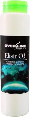 OVER LINE MERINI | Shampoo per Cani all'Ozono 250ml - Ipoallergenico, Antiparassitario, per Pelo Lungo e Corto - Ideale per Barboncino, Spitz, Maltesi - Uso Frequente, Pelle Sensibile.