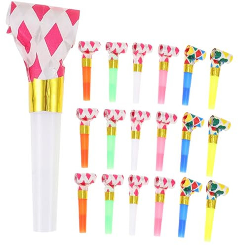 JOINPAYA 20stücke Bunte Partytröten Lustige Blasgeräte Für Geburtstagsfeiern Und Feste Material Leicht Und Tragbar Für Fröhliche Partyatmosphäre