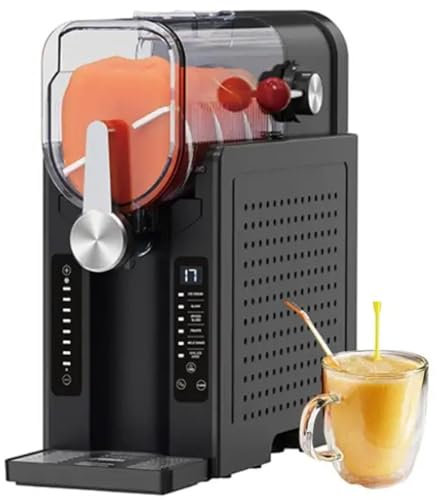 Machine à GranitéS, SorbetièRe Et Boissons GlacéEs 200w, Sans GlaçOns, Affichage De TempéRature En Temps RéEl, Nettoyage Automatique, 6 Programmes PréDéFinis, Commandes Tactiles