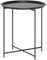 Outsunny Beistelltisch klappbar Kaffeetisch Ø46 x 50 cm wetterfest Gartentisch Rund Balkontisch Klapptisch mit Tischbeine Campingtisch für Indoor Büro Wohnzimmer Outdoor Schwarz