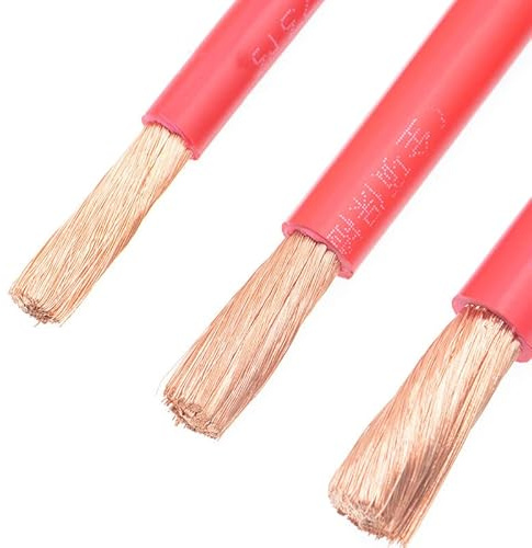 IkErna Cavo in Rame Flessibile con Guaina in Pvc Unipolare, Filo Rosso Rv 22, 20, 18, 17, 15, 13, 11, 9, 7 Awg, Cavo Di Prolunga per Segnale Elettronico/20Awg 0.5Mm/1 Meter