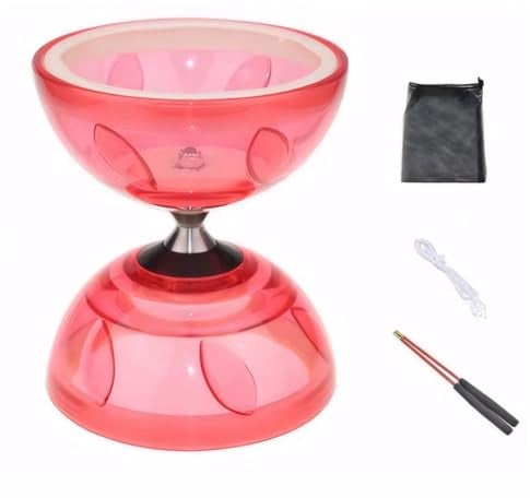 Yoyo Diabolo Set mit Triple Bearing TPU Material for Anfänger Profi Jonglier-Set mit 2 Sticks Schnur Tragetasche