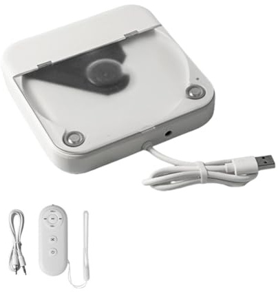 NIZEAMI Lettore CD esterno universale per auto, lettore CD portatile con cavo AUX, si collega alla porta USB dell'automobile, connessione senza perdita