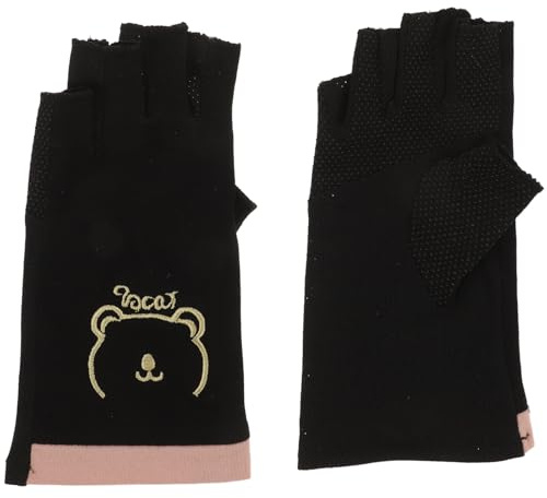 CIMAXIC UV Schutzhandschuhe für Nageldesign aus Baumwolle Fingerfreie Manikürehandschuhe mit Anti UV Schutz Atmungsaktiv und Rutschfest zum Radfahren und Angeln