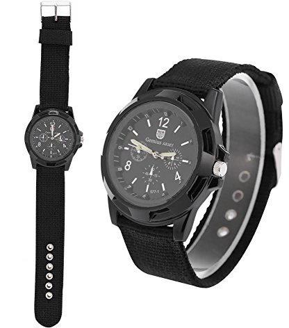 Sonew Analog Armbanduhr für Herren, Uhr Mann-dauerhafte Nylonband Sport kühle Mode Armbanduhren