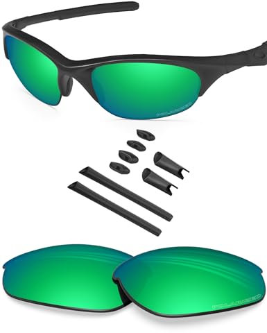 BlazerBuck Anti-salz Polarisierte Ersatzgläser für Oakley Half Jacket - Smaragdgrün