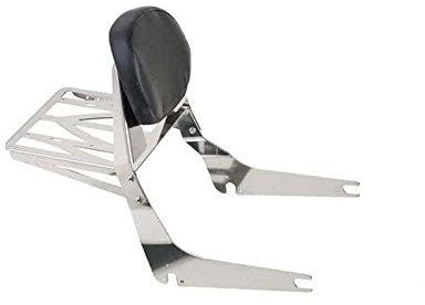 Customaccess RS0038J Flat Backrest Detachable for Yamaha XVS950A Midnight Star 09'-16', Chromium