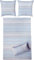 Erwin Müller Bettwäsche, Bettgarnitur Seersucker 100% Baumwolle hellblau-natur Größe 200x200 cm (2x 40x80 cm) - bügelfrei, mit praktischem Reißverschluss, temperaturausgleichend (weitere Farben, Größe