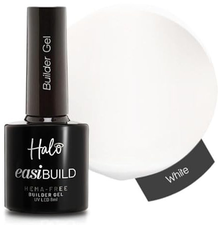 Pure Nails Halo Easi Build LED/UV Builder Gel Collection - White 8ml (N3016)