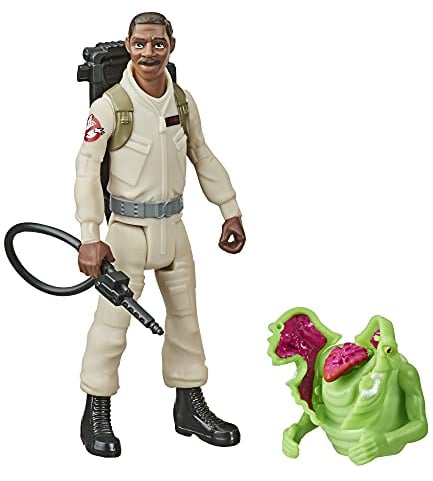Ghostbusters Fright Features - Statuetta Winston Zeddemore con figura interattiva più sottile e accessorio