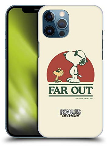 Head Case Designs Offizielle Zugelassen Peanuts Snoopy Woodstock Far Out Woodstock 50th Harte Rueckseiten Handyhülle Hülle Huelle kompatibel mit Apple iPhone 12 Pro Max