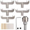 YHNHT Bracelet Drill Bit Set,12 Pcs Wooden Bracelet Maker Milling Cutter Set,Wooden Ring Drill Bit, Ring Maker Tool Kit for CNC Machine Router Bit