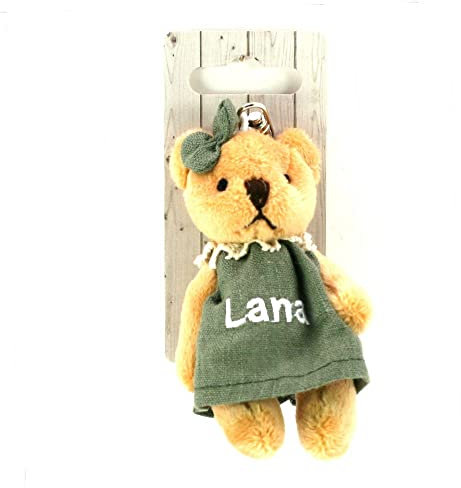 Lana - Porte-clés peluche prénom Multicolore