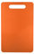 Kunststoff Schneidebrett mit Griffen, Fotouzy Dickes Schneidebrett für die Küche, lebensmittelechtes PP-Material, BPA-Free, Spülmaschinenfest, Großes Format, griffige Griffe, Orange