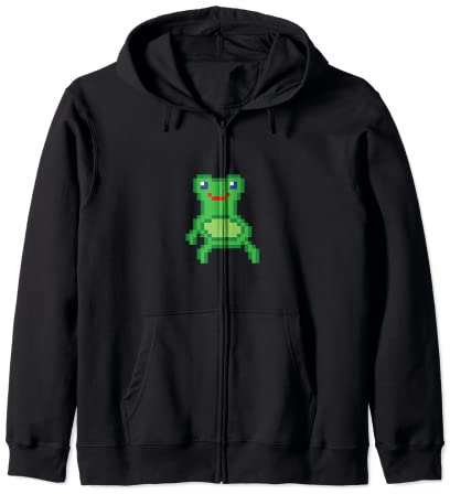 Froggy Chair Meme Frosch Stuhl Meme Pixel Art Kapuzenjacke
