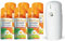 Virsus 6 Bombolette Insetticida PYRE PLUS da 250ml per Mosche zanzare e Insetti Volanti per Uso Domestico a Base di Piretro Naturale Vegetale + Erogatore Night And Day Automatico programmabile