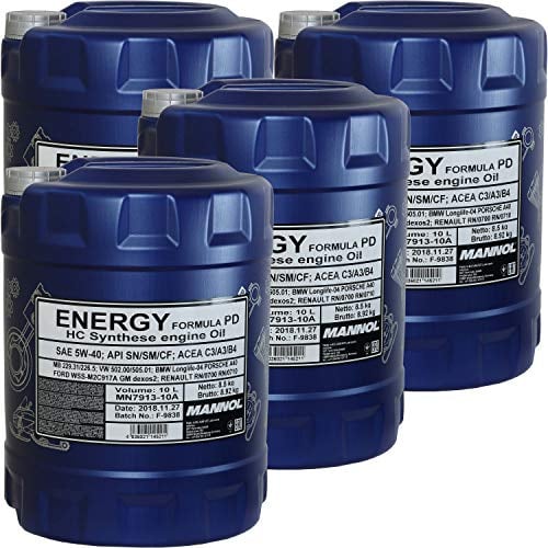 QR-PARTS 69987866 4x10 Liter MANNOL Motoröl Motorenöl Energy Formula PD 5W-40 Engine Oil Öl