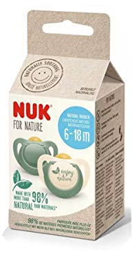 SUCCHIETTO NUK FOR NATURE LATEX 6-18 2PCS