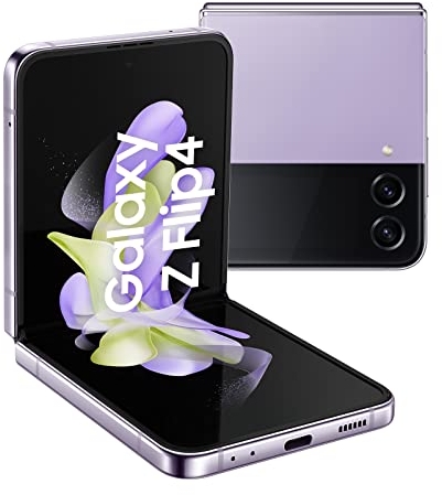 Samsung Galaxy Z Flip4 5G Smartphone Android Klapphandy 128GB, Bora Purple, inkl. 36 Monate Herstellergarantie [Exklusiv bei Amazon]